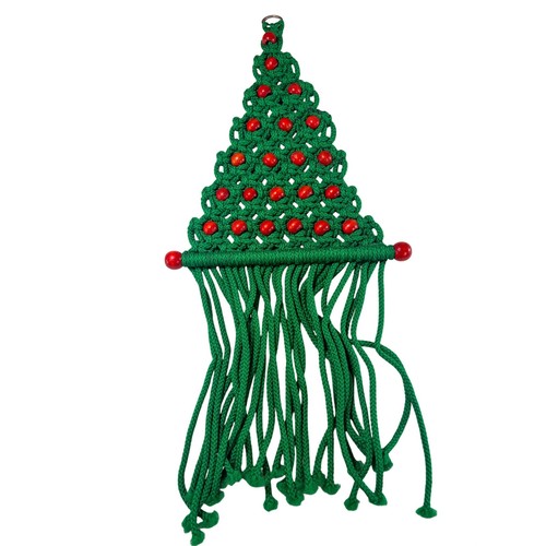 Vintage green macrame - vintage,
